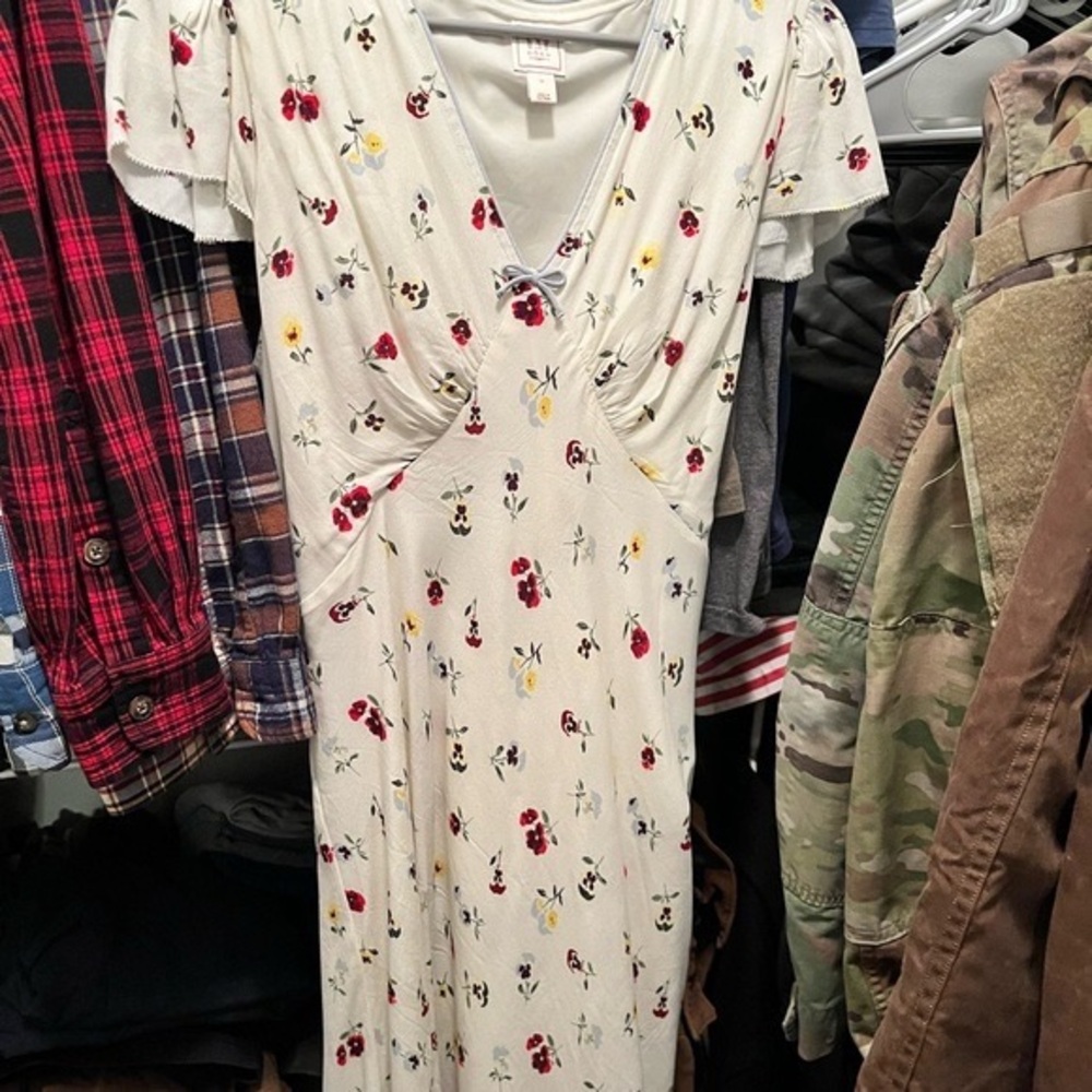 Floral V-Neck Dress